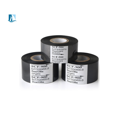 SCF900 LC1 FC3 Stampaggio a caldo Stampa a nastro 25mm*100m Colore Folietta di codifica della data