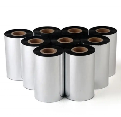 12 mm larghezza di Cera di Trasferimento Termico Carbonio Nero Nastro per Stampa adatto per Stampa