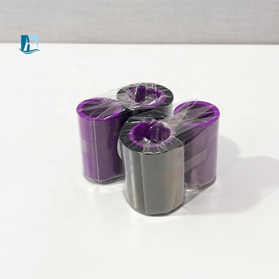Stampatrice Zebra Nastro di resina di cera compatibile per la stampa di codici a barre resistenti all'usura e al taglio