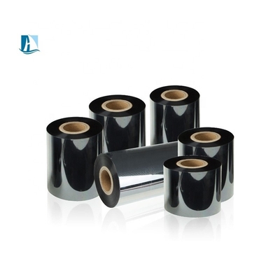 Film nero di poliestere con effetto di stampa completo con nastro di trasferimento termico 30*300