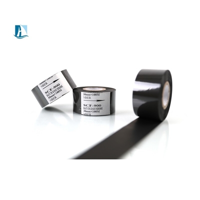 Rubinetto di timbro a caldo in colore nero originale per stampante SCF900 30*100m richiesta personalizzata
