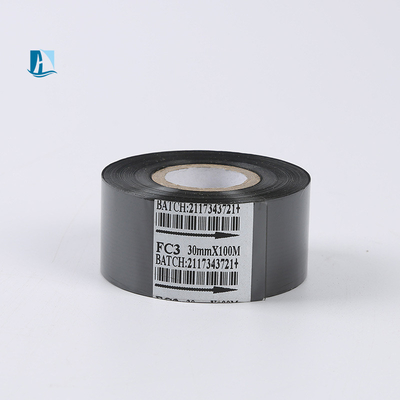 Fogli di stampa a stampo caldo con nastro di codifica per imballaggi alimentari in plastica su FC3 UC3 SCF-900