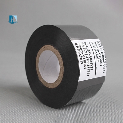 30 mm di larghezza Gold Silver Hot Stamp Ribbon per data e numero di lotto Stampa 100M lunghezza