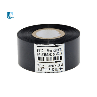 Nastro per stampante a trasferimento termico SCF900 35mmX100m Nero per la gamma di pressione 0,3-0,5Mpa