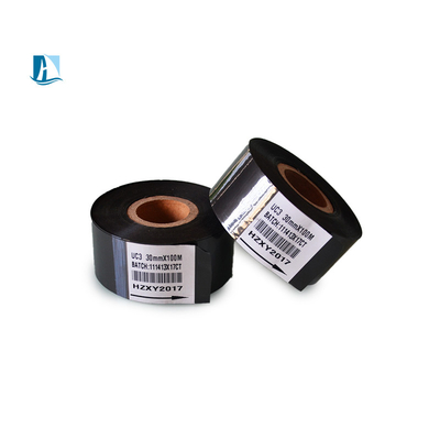 Taglio accurato e pulito per taglie di etichette personalizzate in nero 30*100m Tagliatore di nastro per stampanti