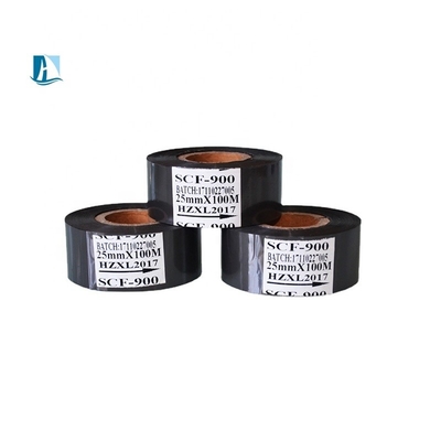Nastro per stampante di lettere in ottone 25mm 100M Nastro per trasferimento termico per foglio di timbro a codifica a caldo