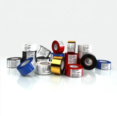30mm*100m Core nero Dimensione 1 pollice Macchina automatica di stampaggio a caldo con colla SCF900