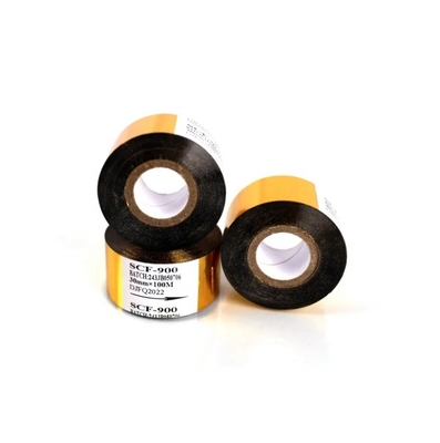 Stampatrice di etichette 25 mm*100 m Rulli di stampaggio a caldo per carta PET e nastro per stampante di data