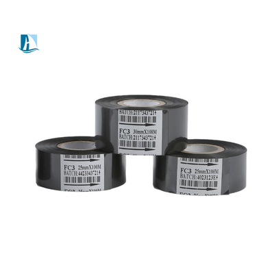 Dimensioni personalizzabili 25mm*100m Foglio di timbro caldo Fc3 per nastro di trasferimento termico verde