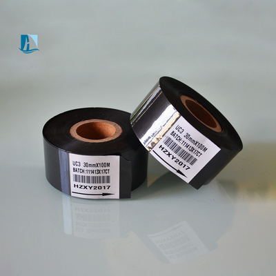 Nera Colorante Resistenza al timbro a caldo Nastro Dimensione personalizzata 30*100m Originale A Grade