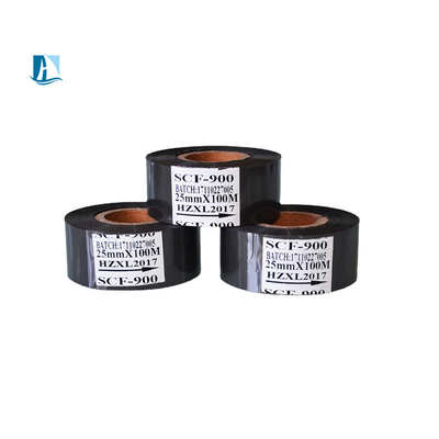 Stampa etichette alimentari applicabile Black Hot Stamping Foil Scf900 Thermal Transfer Ribbon