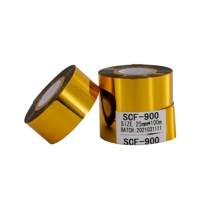 Stampatrice a colori Applicabile Folia di stampaggio a caldo in oro per la macchina di codifica 30 mm * 100 m