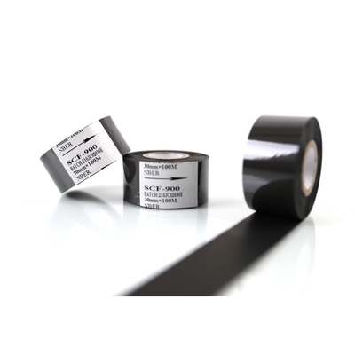 Scf 900 30mm*100m Nastro di stampa in sacchetto di plastica con data di timbrazione nera