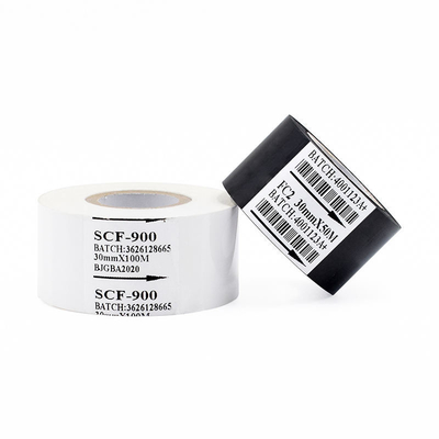 Nastro per stampante a caldo in foglio nero 30*100m 12mm di larghezza Nastro per stampante per codifica