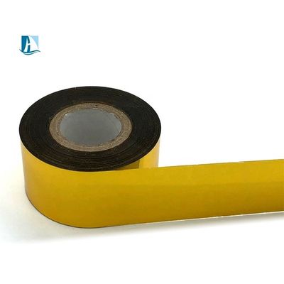 Nastro di timbrazione a caldo Nero 25 mm Larghezza 122 m Lunghezza Folietta di codifica della data per stampante di lettere in ottone