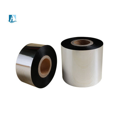 Temperatura del nastro di trasferimento termico a base di resina di cera per etichetta nera 100C-160C per la stampa di etichette