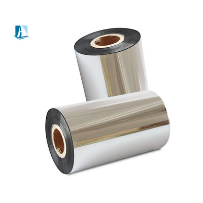 Temperatura del nastro di trasferimento termico a base di resina di cera per etichetta nera 100C-160C per la stampa di etichette