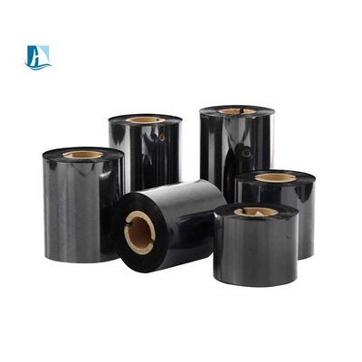 Intervallo di pressione 0,3-0,5Mpa Nastro di inchiostro al carbonio Folietta di codifica della data 55mm*100m Nastro di stampaggio a caldo