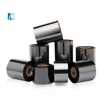 Intervallo di pressione 0,3-0,5Mpa Nastro di inchiostro al carbonio Folietta di codifica della data 55mm*100m Nastro di stampaggio a caldo