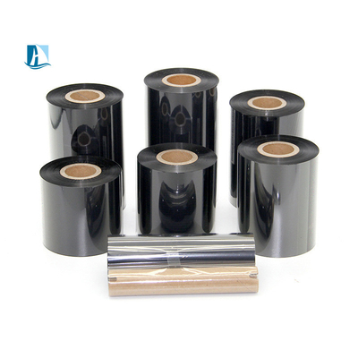 2024 Stampatore Cera Resina Nastro Etichetta Nastro Termico Argento Compatibile con Temperatura 100C-160C