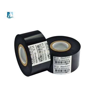 30mm 100m Hot Coding Foil Gold Foil Barcode Ribbon con intervallo di pressione 0,3-0,5Mpa