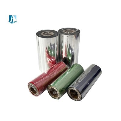 Nastro di trasferimento termico a nastro di resina di dimensioni personalizzate per la codifica di velocità 30-600/minuto