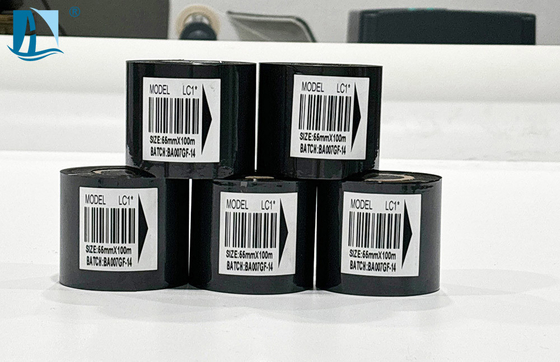 40mm*100m Impressione generica stabile imballaggio in plastica alimentare per etichettatura e etichettatura duratura