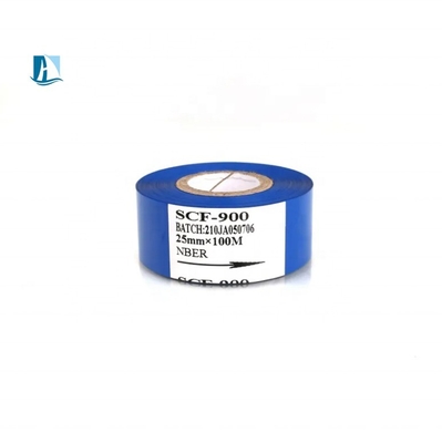 Velocità di codifica 30-600/minuto 30mm X 100m Nera Rolla di nastro di codifica per SCF900 Nastro di timbro a caldo sulla macchina di imballaggio