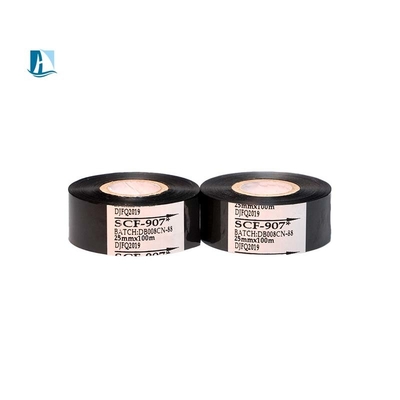30mm*100m PET Gold Silver Hot Foil Ribbon per HP241b Coding Machine Tipo di stampa PET