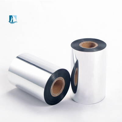Nastro di timbrazione a caldo LC1 in argento personalizzabile per la stampa personalizzata con fax da 24 mm
