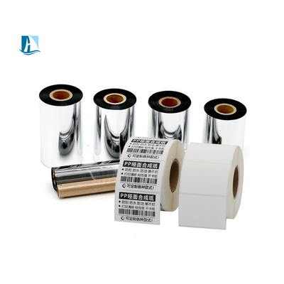 Nastro di timbrazione a caldo LC1 in argento personalizzabile per la stampa personalizzata con fax da 24 mm