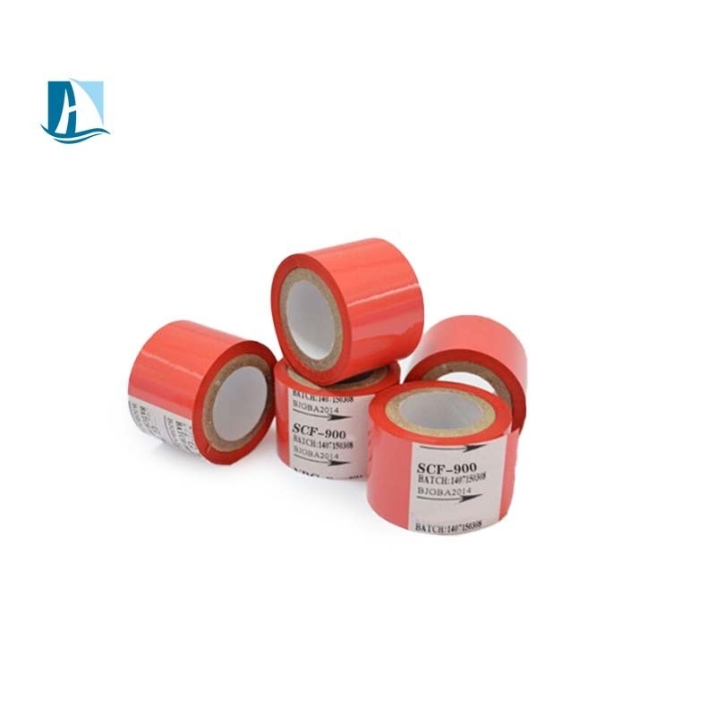 SCF900 LC1 FC3 Fogli di codifica della data 25mm*100m Colori Nastro di timbrazione a caldo per prodotti generici