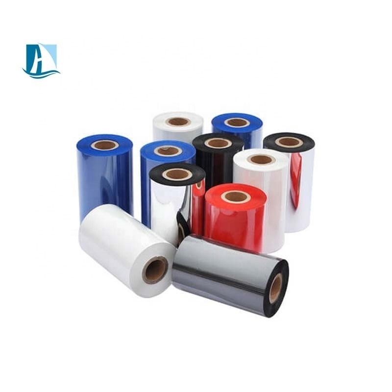 Nastro per stampanti Zebra 110 mm x 300 m Cera a codice a barre TTR Nastro di grado inchiostro a cera termica