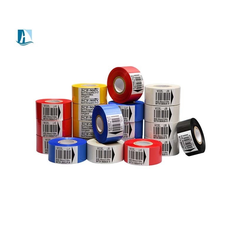 SCF900 LC1 FC3 Stampaggio a caldo Stampa a nastro 25mm*100m Colore Folietta di codifica della data