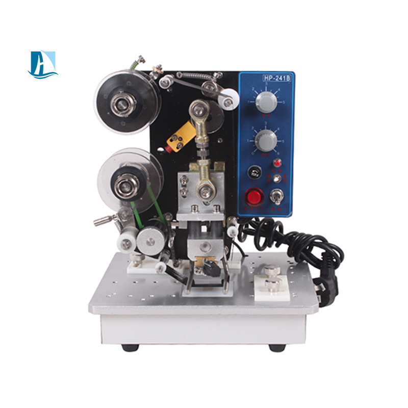 10 KG Design Hp241 Hot Stamping Coding Machine For Food Packaging Data di produzione Stampa