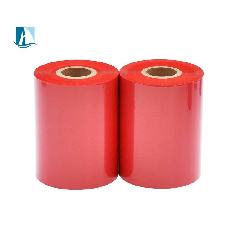 Nastro di trasferimento termico a cera blu / resina di larghezza 110 mm di grado A