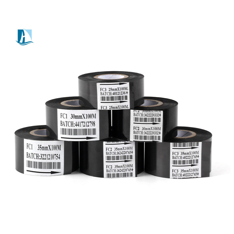 25mm*100m Bianco PET Hot Foil Stamping Libro a copertina dura per la stampante di date Nastro FC3 SCF900
