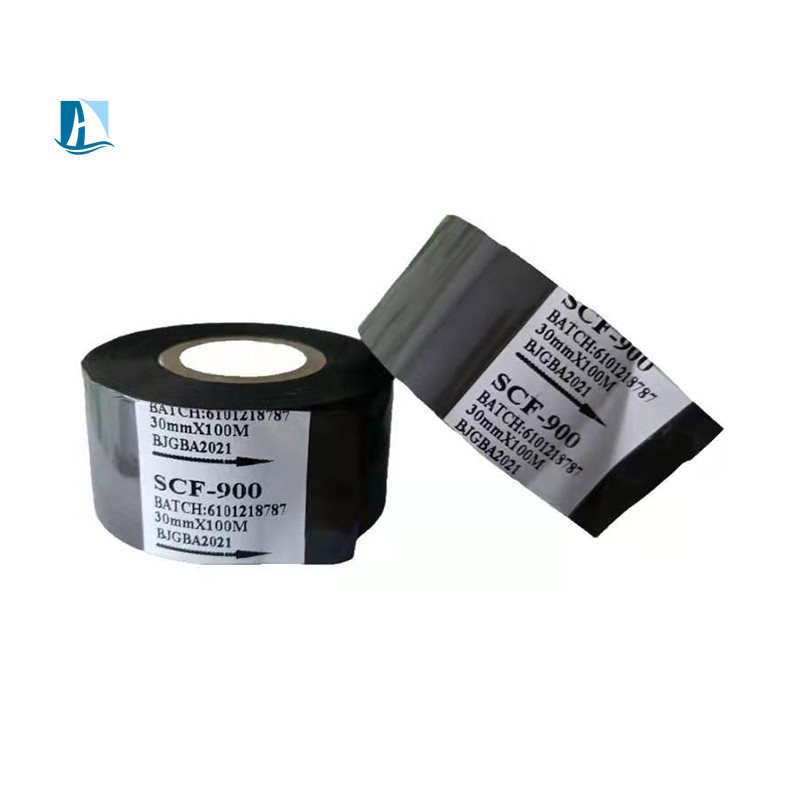 Nera Colorante Resistenza al timbro a caldo Nastro Dimensione personalizzata 30*100m Originale A Grade