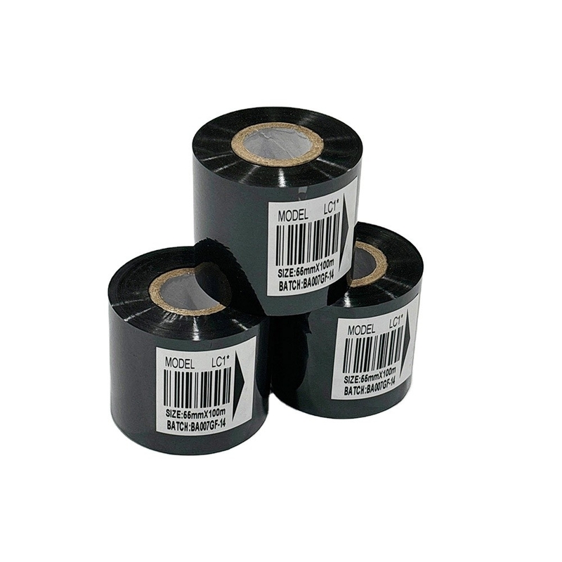 40mm*100m Impressione generica stabile imballaggio in plastica alimentare per etichettatura e etichettatura duratura