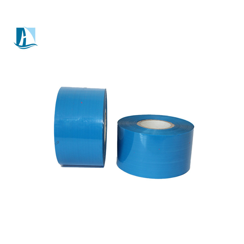 Blu LC1 Nastro di codifica dei colori per nastri di raso stampato a caldo Materiale PET Carta PVC