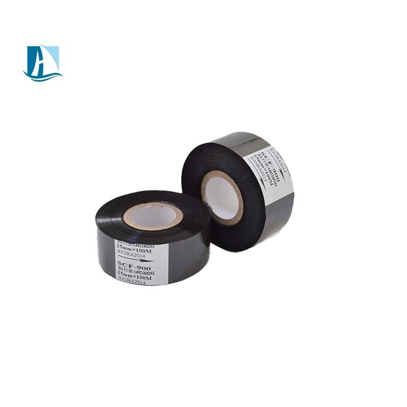 30mm*100m PET Film Black Hot Stamp Foil per SCF900 SCF910 Data di produzione Stampa